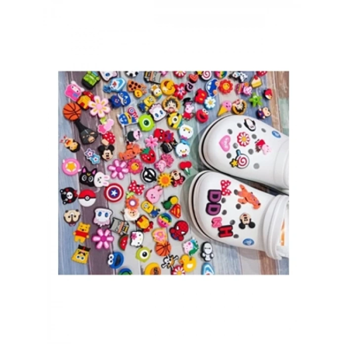 3E Grup - Elif Crocs Terlik Süsü Muh. Desenler