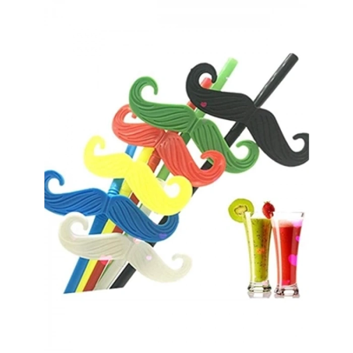 3E Grup - Elif Figürlü Plastik Pipet 5li Bs-005