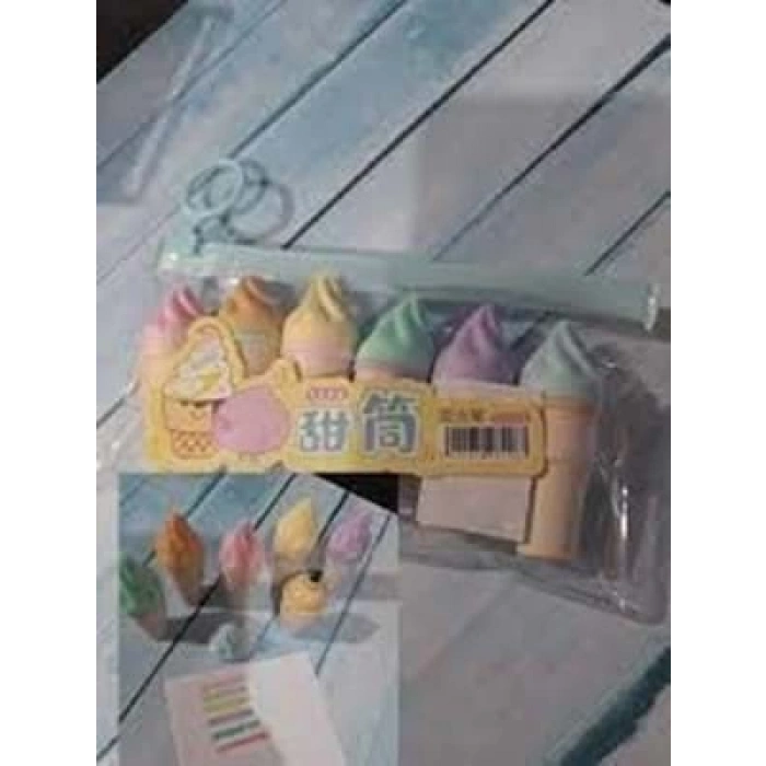 3E Grup - Elif Fosforlu Kalem Isırık Dondurma Model 6lı 239