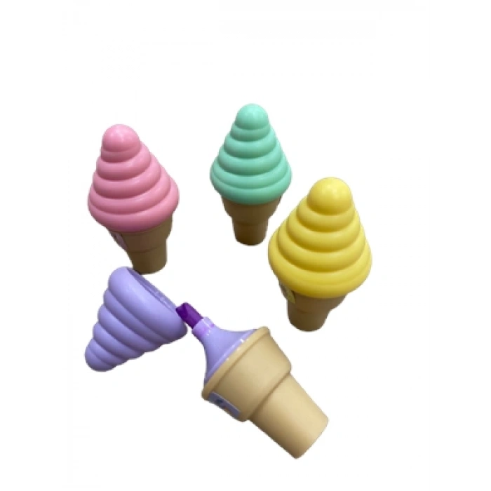 3E Grup - Elif Fosforlu Kalem Külah Dondurma Modeli 4lü
