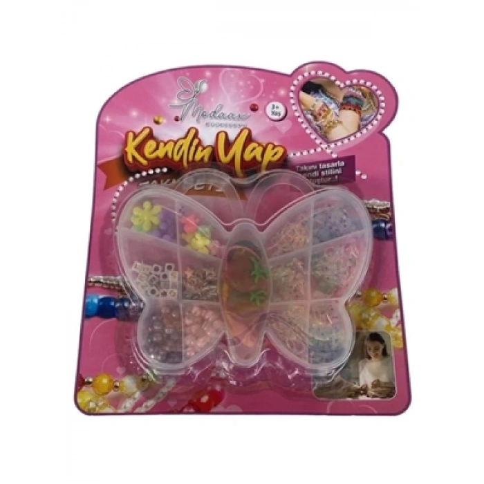 3E Grup - Elif Kelebek Model Kendin Yap Takı Seti 1217