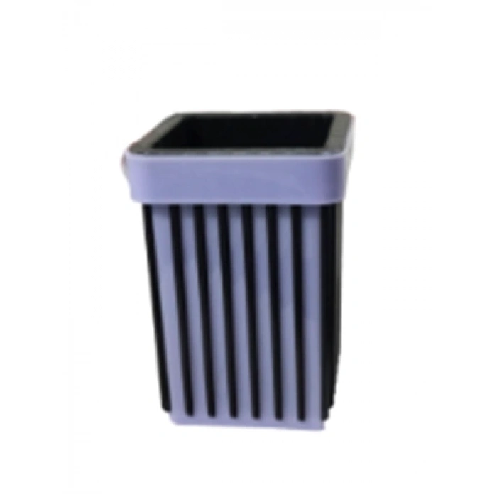 3E Grup - Elif Plastik Kare Çift Renkli Kalemlik Muhtelif Renkler P-8229