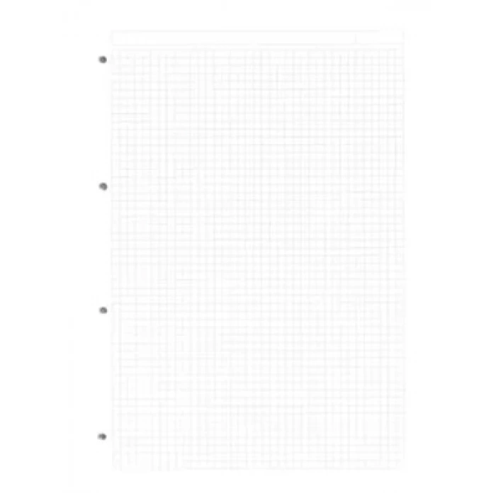 3E Grup - Elma A4 Kolej Yedek Kareli Beyaz 50 Yp