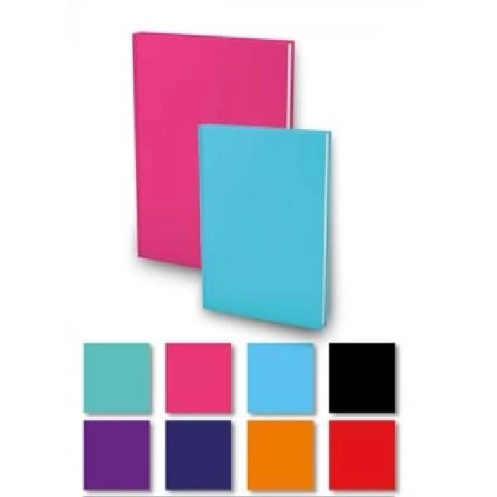 3E Grup - Elma Renk Kuşağı 20x28 Sert Kapak Defter Kareli 160 Yp Mbh01-yfk