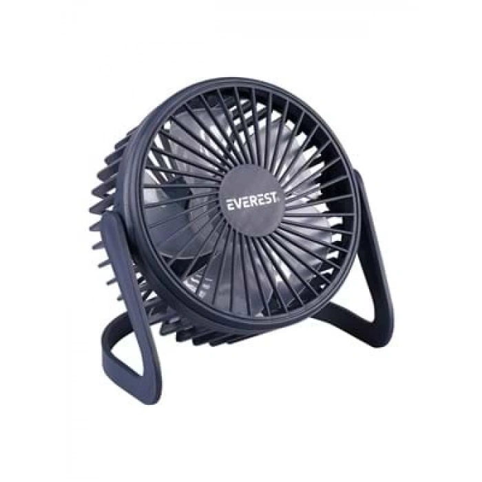 3E Grup - Everest Efn-505 145mmx141mmx105mm Masaüstü Usb Fan Blue Vantilatör