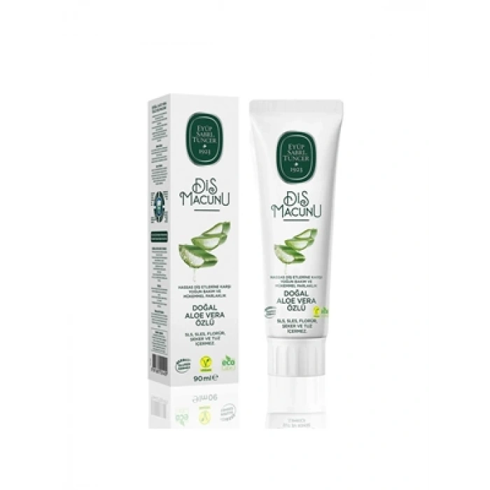 3E Grup - Eyüp Sabri Tuncer 90 Ml Diş Macunu Doğal Aloevera Özlü
