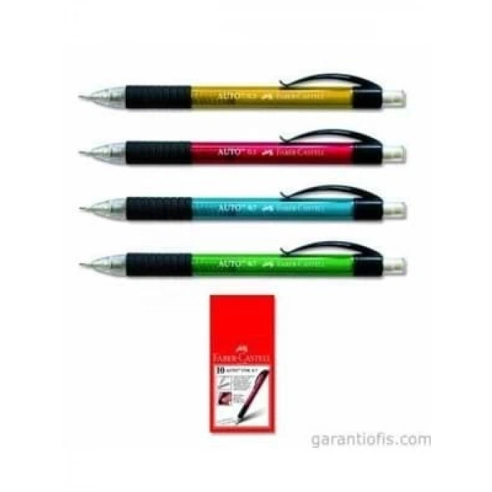 3E Grup - Faber Castell 0.5 1338 Auto Versatil Kalem Sarı 133807