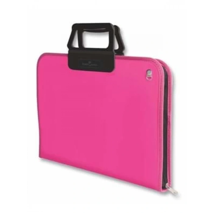 3E Grup - Faber Castell 38x55 Proje Çantası Pembe 191909