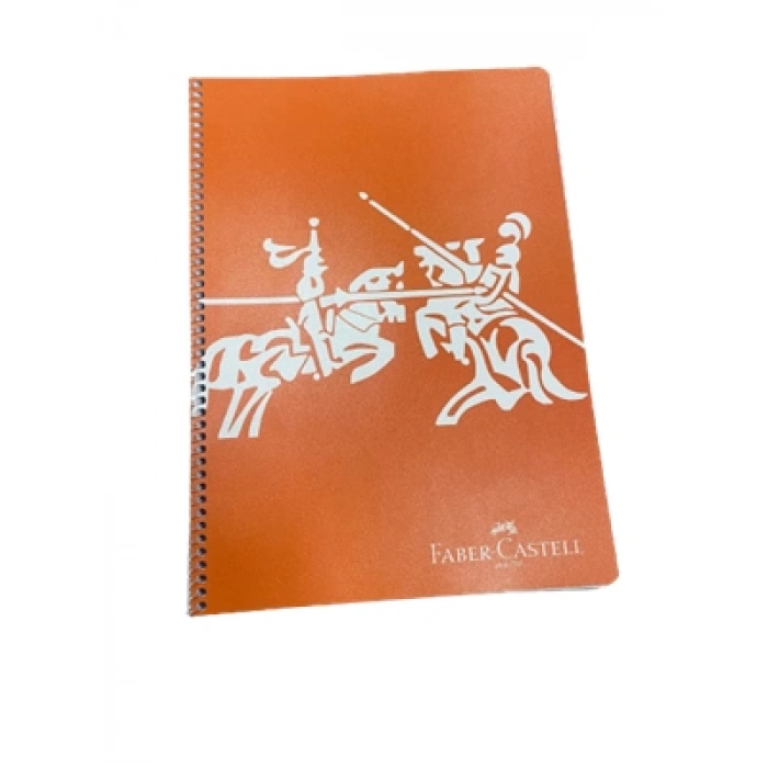 3E Grup - Faber Castell A4 Pp Kapak Spiralli Defter Kareli 100 Yp 5075000346