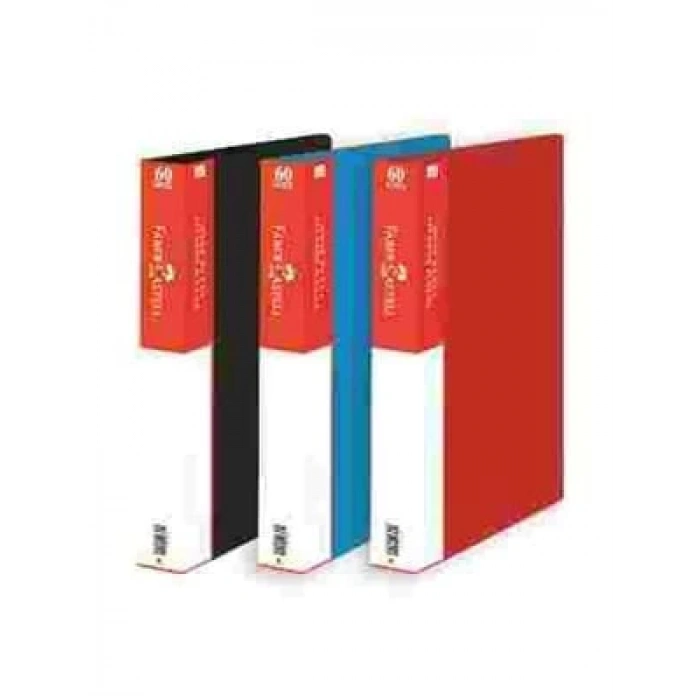 3E Grup - Faber Castell A4 Sunum Dosyası 60 Lı Mavi