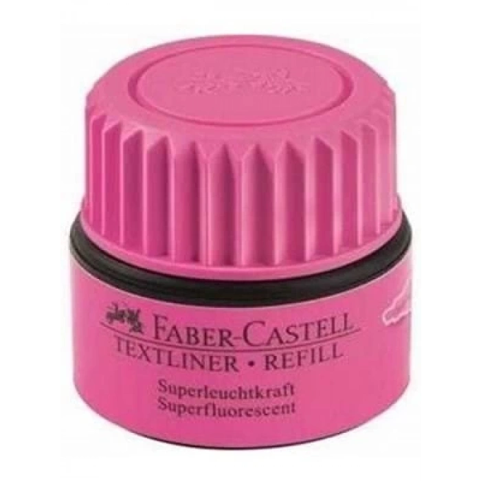 3E Grup - Faber Castell Fosforlu Kalem Mürekkebi Pembe