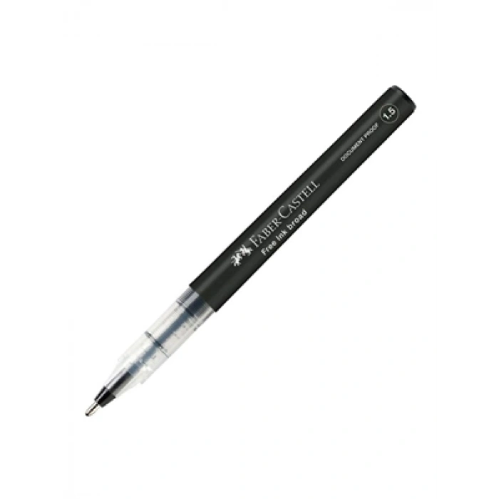 3E Grup - Faber Castell Free İnk 1.5 Mm Roller Kalem Siyah 348399