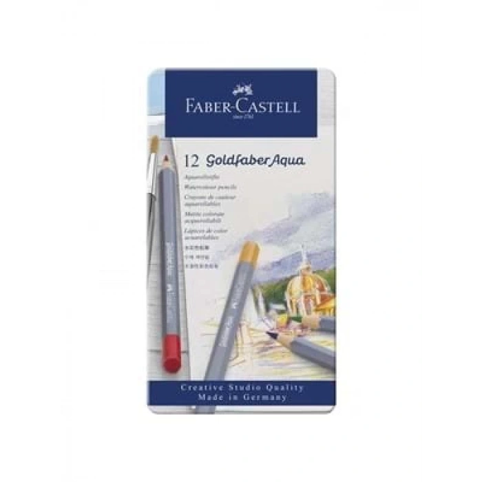 3E Grup - Faber Castell Gold Aqua Boya Kalemi 12li 114612