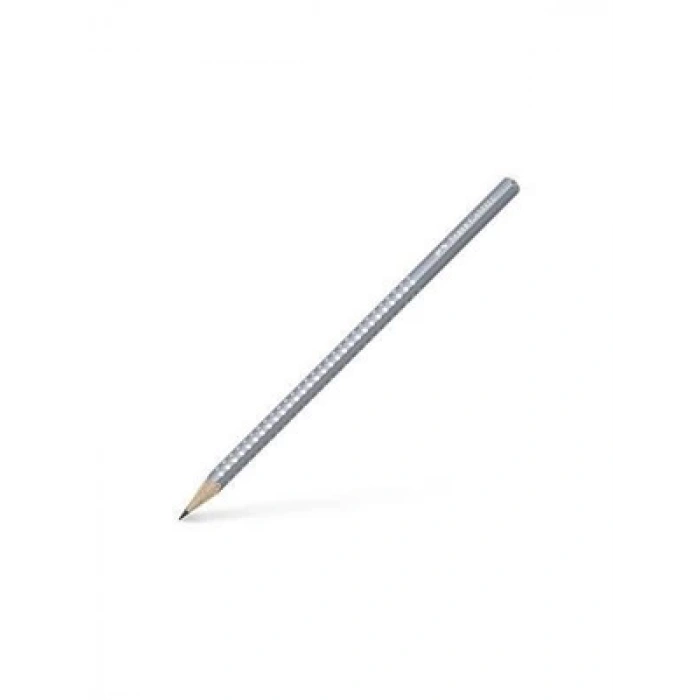3E Grup - Faber Castell Grip 2021 Sparkle Kurşun Kalem Gümüş 5244118228000