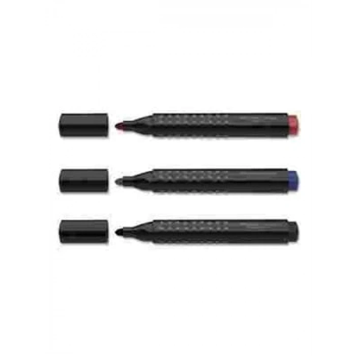 3E Grup - Faber Castell Grıp Perm.marker Kalem Yuv.uç Mavi 150451
