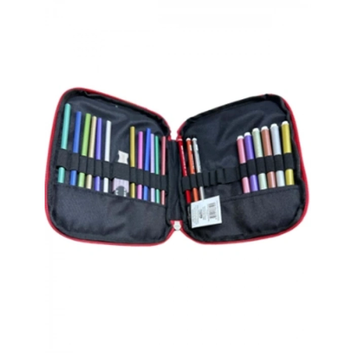 3E Grup - Faber Castell Kalem Çantalı Okul Seti Metalik Renkler 5178000123