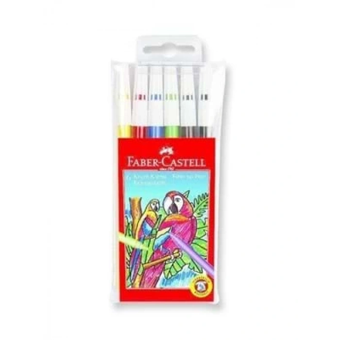 3E Grup - Faber Castell Keçeli Kalem (marker) 6 Lı 5067155106
