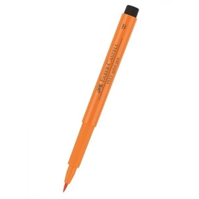 3E Grup - Faber Castell Pıtt Çizim Kalemi B 167413 Parlak Turuncu