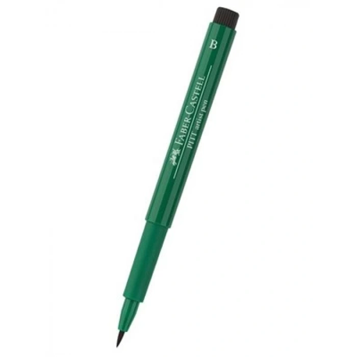 3E Grup - Faber Castell Pıtt Çizim Kalemi Bb 167678 Fitalik Yeşil