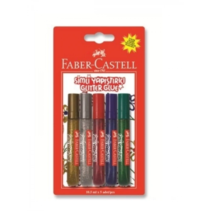 3E Grup - Faber Castell Simli Yapıştırı 5 Li 179705