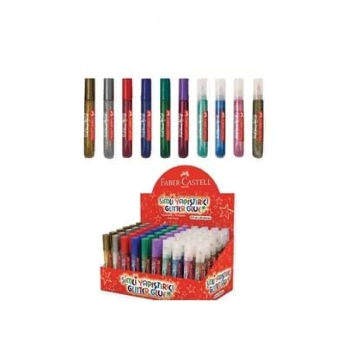 3E Grup - Faber Castell Simli Yapıştırıcı Karışık