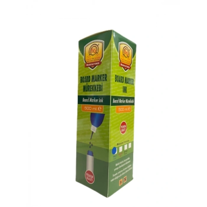 3E Grup - Factory Gen.board Marker Mürekkep 500 Cc Mavi