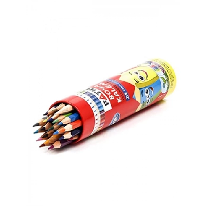 3E Grup - Fatih 36 Renk Tam Boy Kuruboya Kalemi Metal Kutu 33245-33190