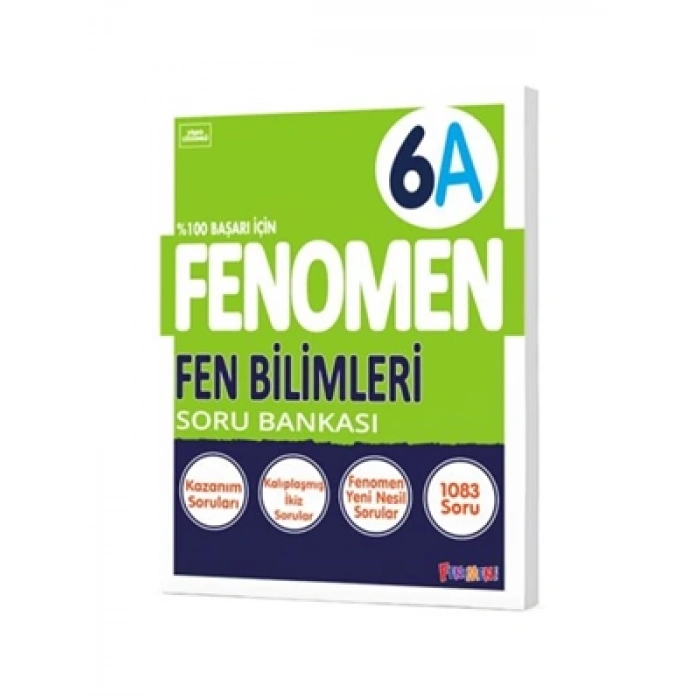 3E Grup - Fenomen Yay.-6.sınıf Fen Bilimleri A Soru Bankası 2425