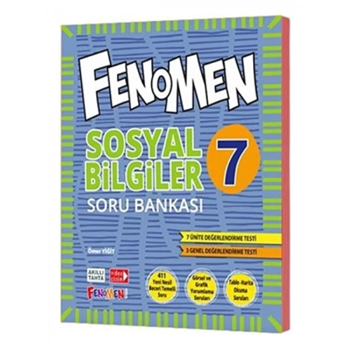 3E Grup - Fenomen Yay.-7.sınıf Sosyal Bilgiler Soru Bankası 2425