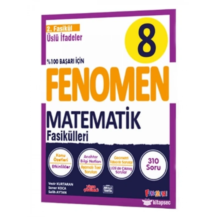 3E Grup - Fenomen Yay.-8.sınıf Matematik 2.fasikül 2425
