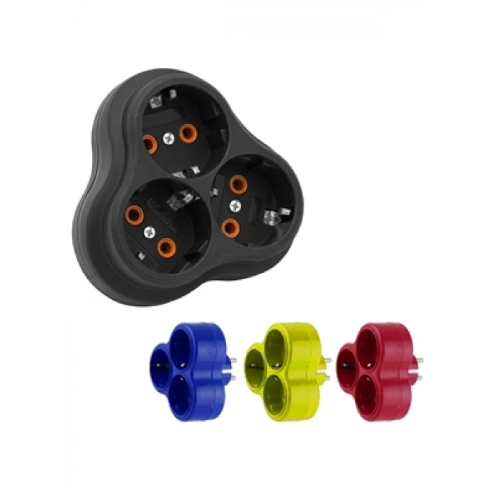 3E Grup - Fetih 101-03p 3lü Golyat Priz