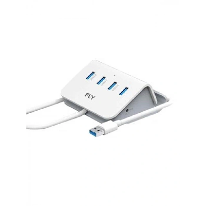 3E Grup - Fly 3408-01 4lü Usb-a + Type-c Çoğaltıcı Stand Hub