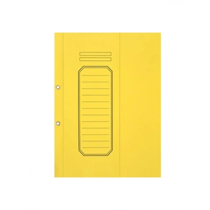 3E Grup - Folıx 1.hamur Yarım Kapak Karton Dosya Sarı Dr.00765