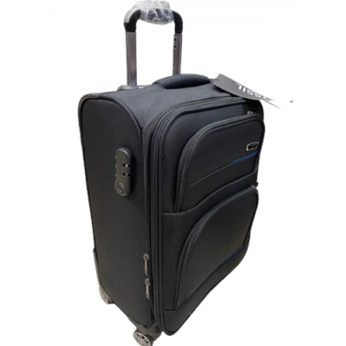 3E Grup - Fossil 1102 Kumaş Orta Boy Valiz Siyah Vo001462-sy01