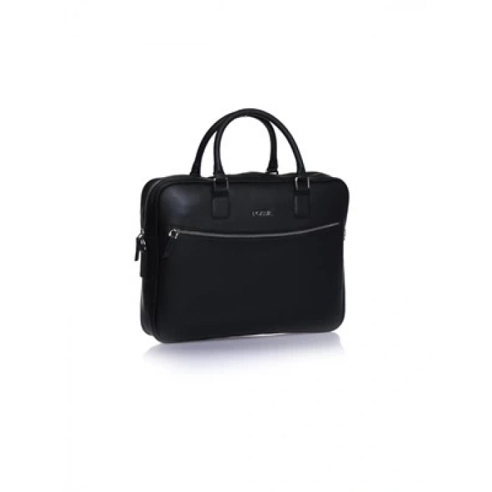3E Grup - Fossil Suni Deri Evrak Çantası Siyah 01fs2038-s
