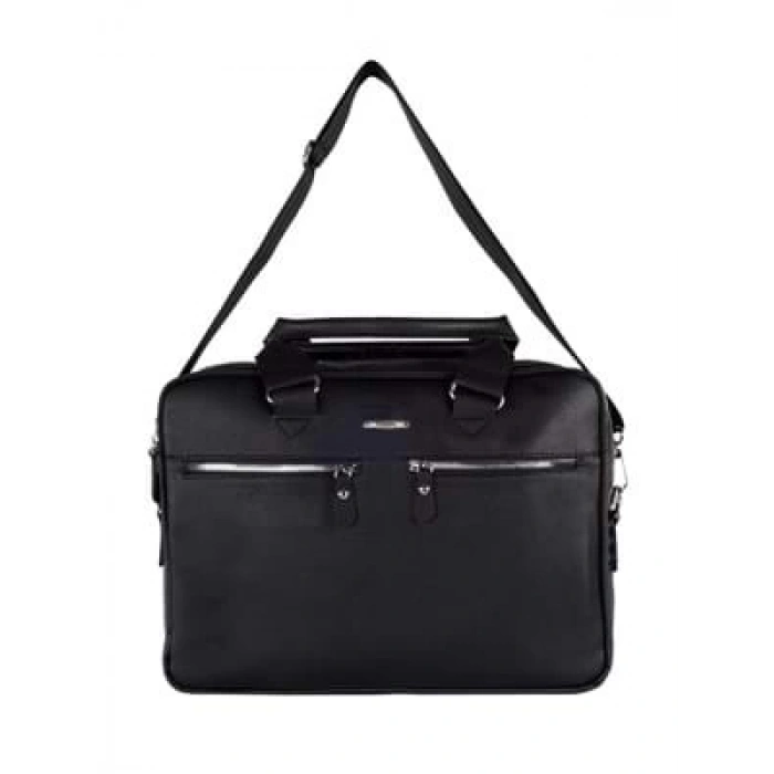 3E Grup - Fossil Suni Deri Evrak Çantası Siyah Ce065322