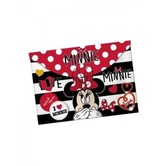 3E Grup - Frocx Minnie Mouse Çıtçıtlı Dosya Otto-43574