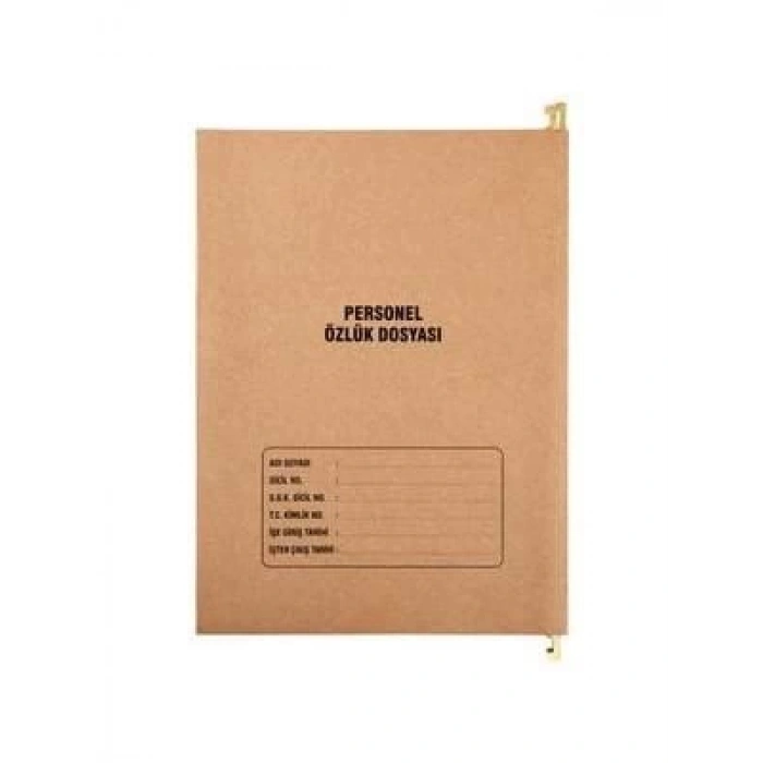 3E Grup - Ful Personel Özlük Dosyası Askılı Kraft 4 Lü