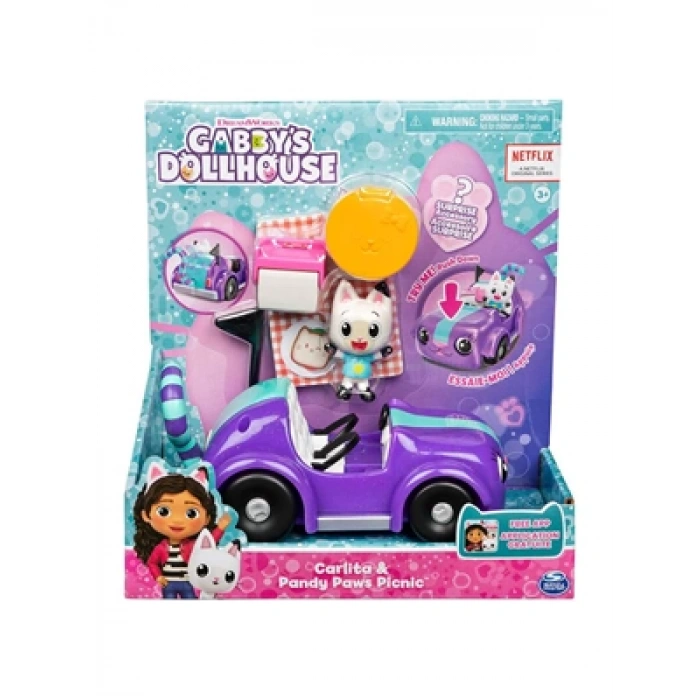 3E Grup - Gabbys Dollhouse Carlita ve Pandy Paws Piknik Spm-6062145