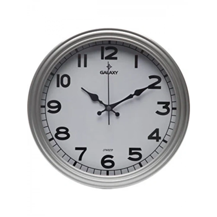 3E Grup - Galaxy Duvar Saati Gri 200-g