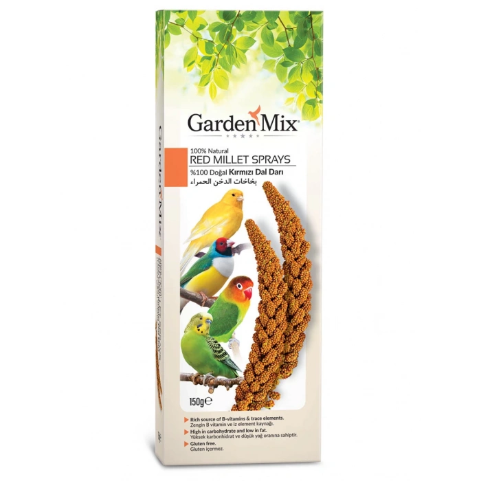 3E Grup - Gardenmix Platin Kırmızı Dal Darı 150 gr