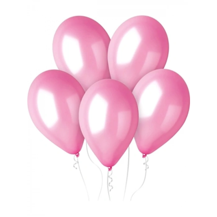 3E Grup - Gemar 11 Metalik Balon Pembe 100lü