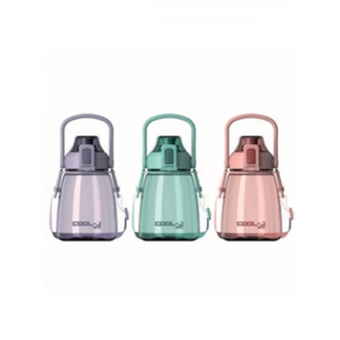 3E Grup - Gıpta 1100 Ml Cool-j Fix Tritan Askılı Pipetli Sporcu Matara Yeşil K754400-5001