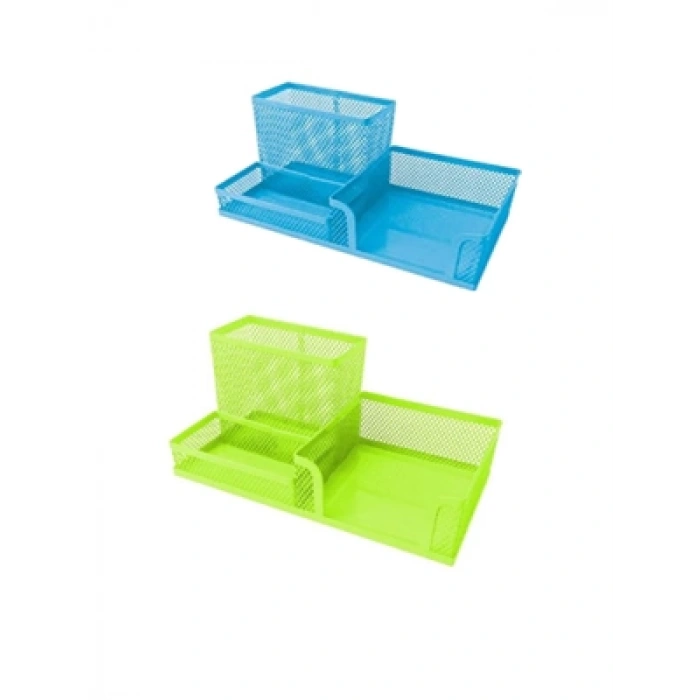 3E Grup - Gıpta 3 Lü Masa Seti Metal Perforeli M.renkler F007