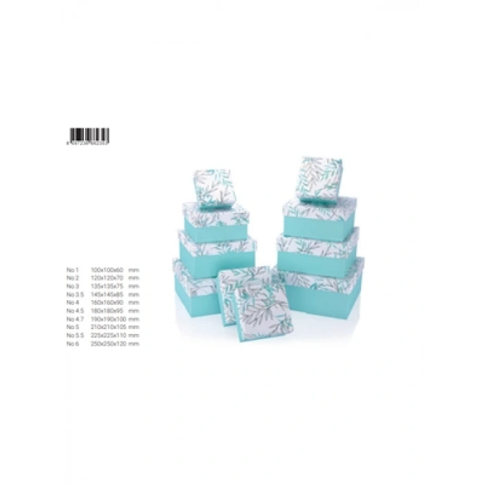 3E Grup - Gıpta Azur Kare Hediye Kutusu No:8 Bx2353