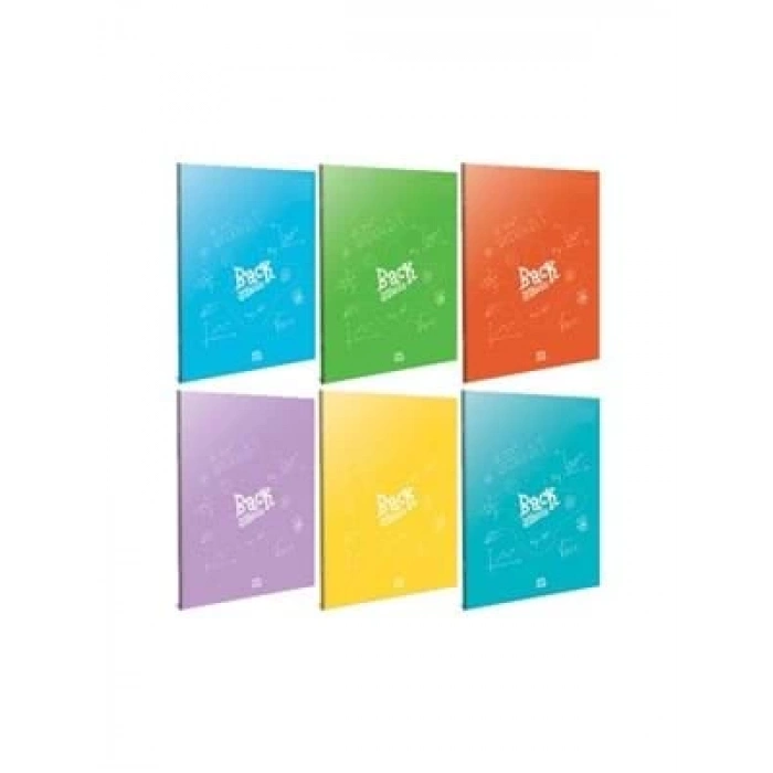 3E Grup - Gıpta Back A5 Pp Kapak Tel Dikişli Okul Defteri Çizgili 60 Yp 4991000-2011