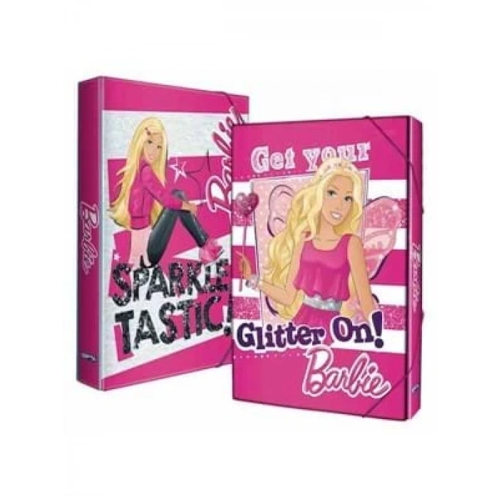 3E Grup - Gıpta Barbie 25x35 Lastikli Kutu Klasör 5492