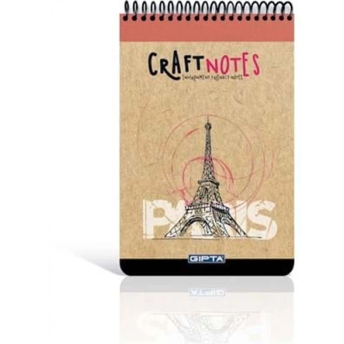 3E Grup - Gıpta Craft A5 Sert Kapak Bloknot Çizgili 100 Yp 1785