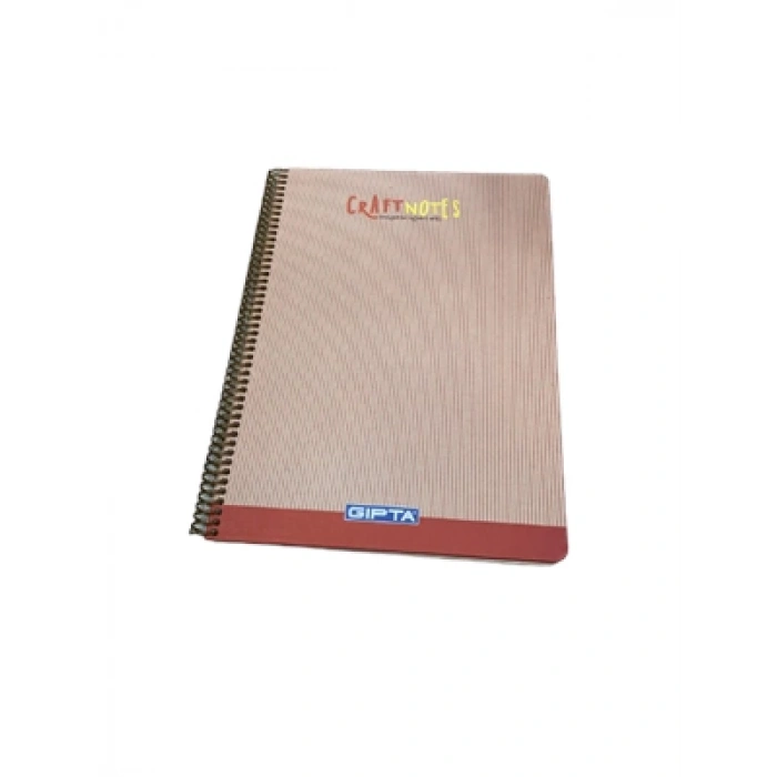 3E Grup - Gıpta Craft Notes A4 Sert Kapak Spiralli Defter Kareli 100 Yp 1776