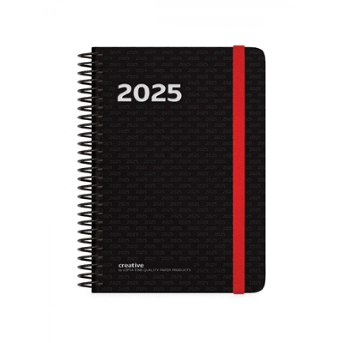 3E Grup - Gıpta Creative Diary 17x24 Spiralli Günlük Ajanda 409-ctk (2025)